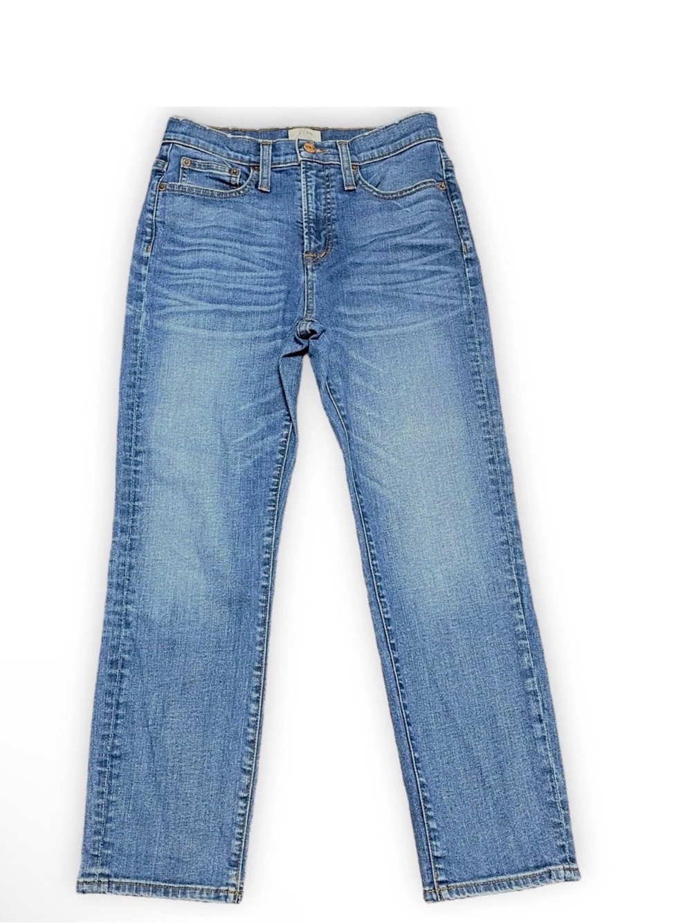 J. Crew Women's Light Blue Straight-Leg Jeans